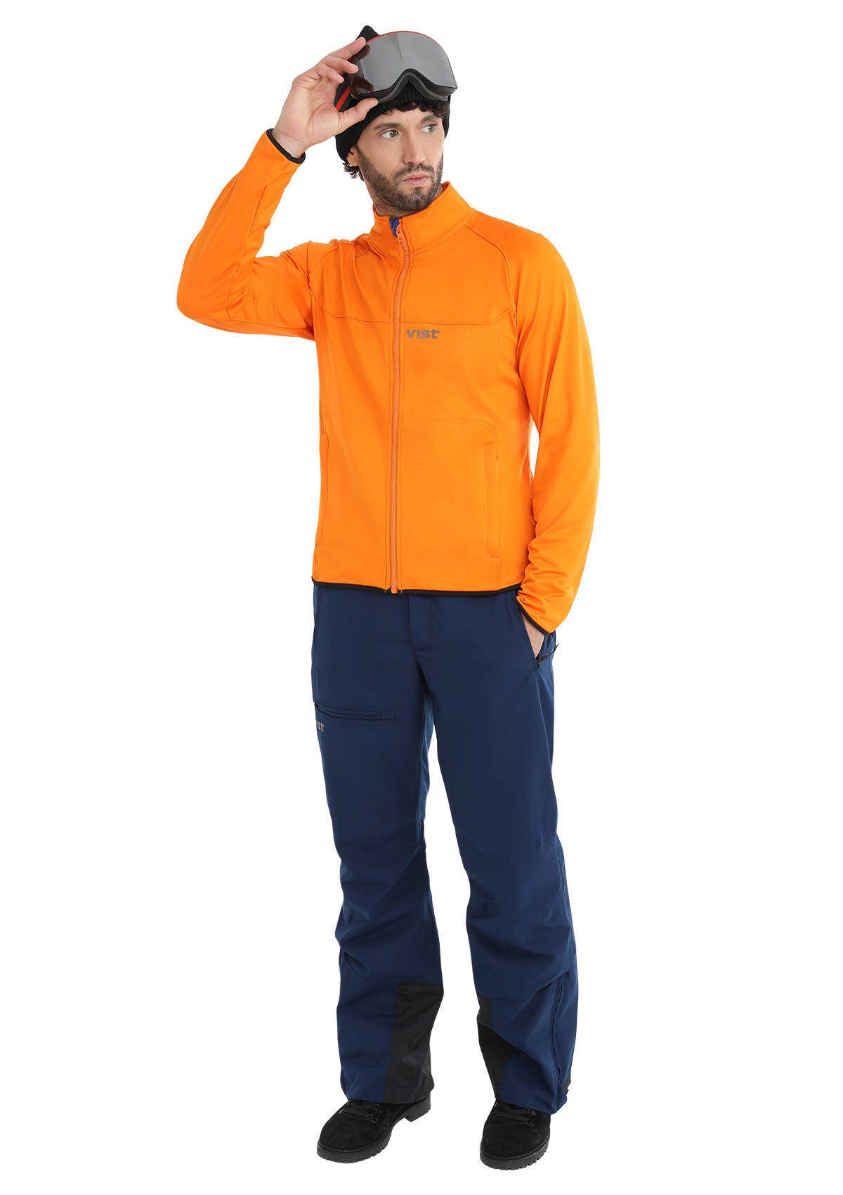 Gold Intensity Felpa in Pile