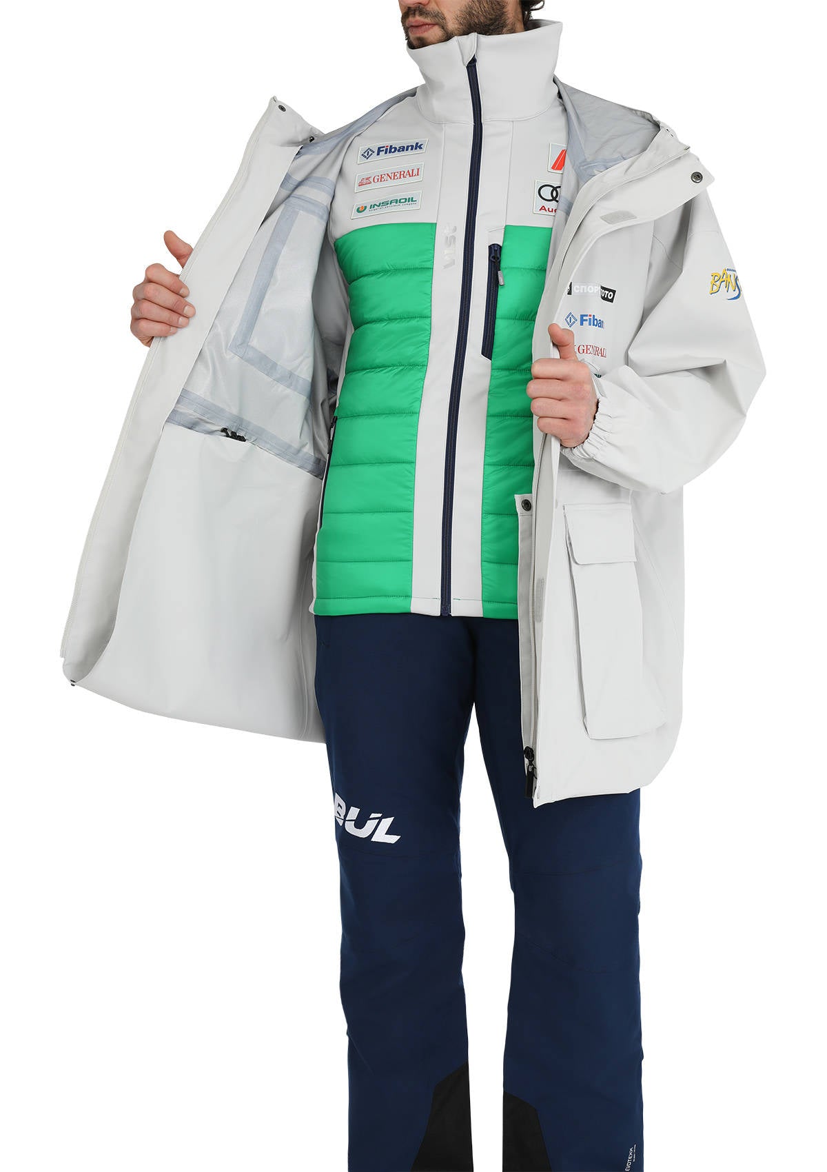 Limited BFSKI Mass Aqua Raincoat - One Size Fits All