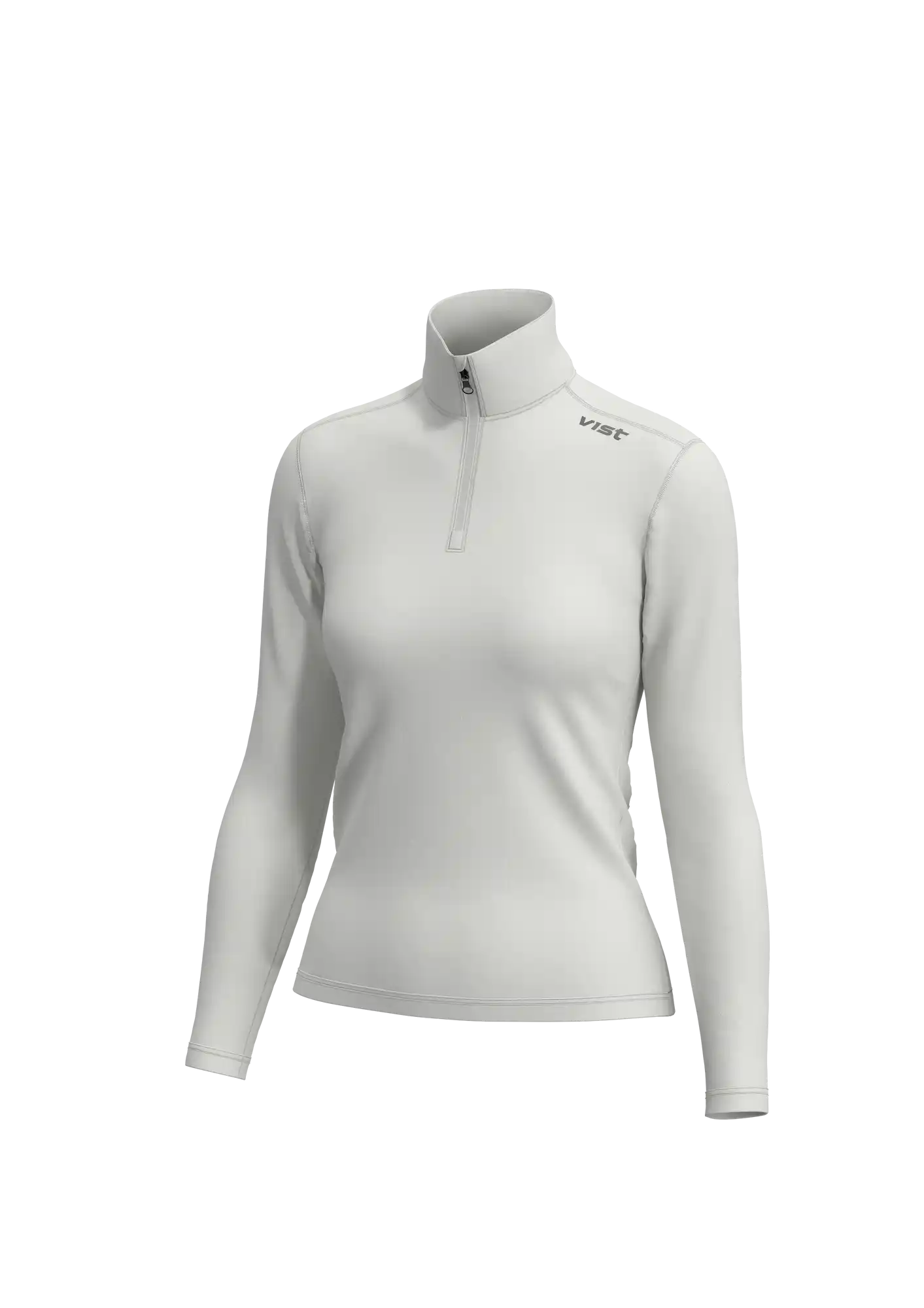 Maglia intima da donna Enbasis con mezza zip